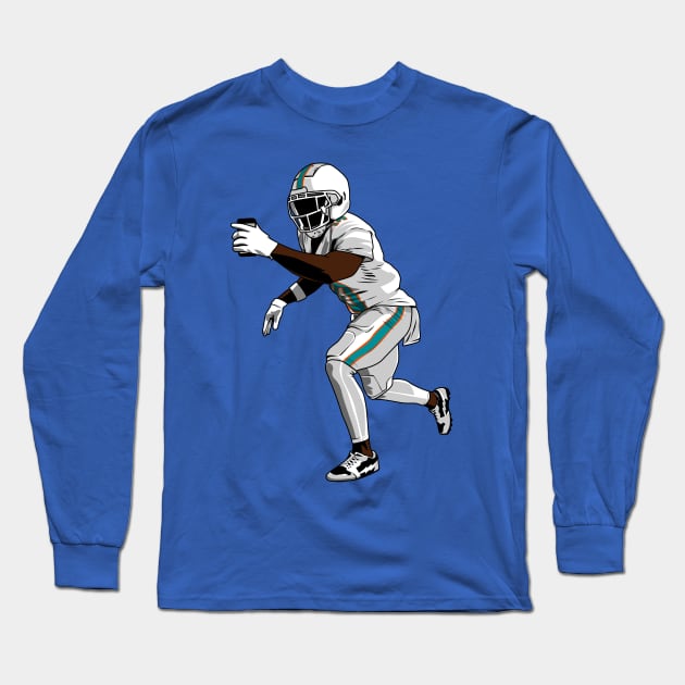 Tyreek Hill Long Sleeve T-Shirt by origin illustrations